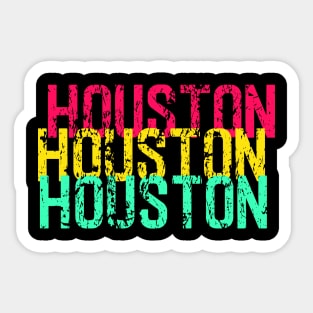 Houston Houston Houston Sticker